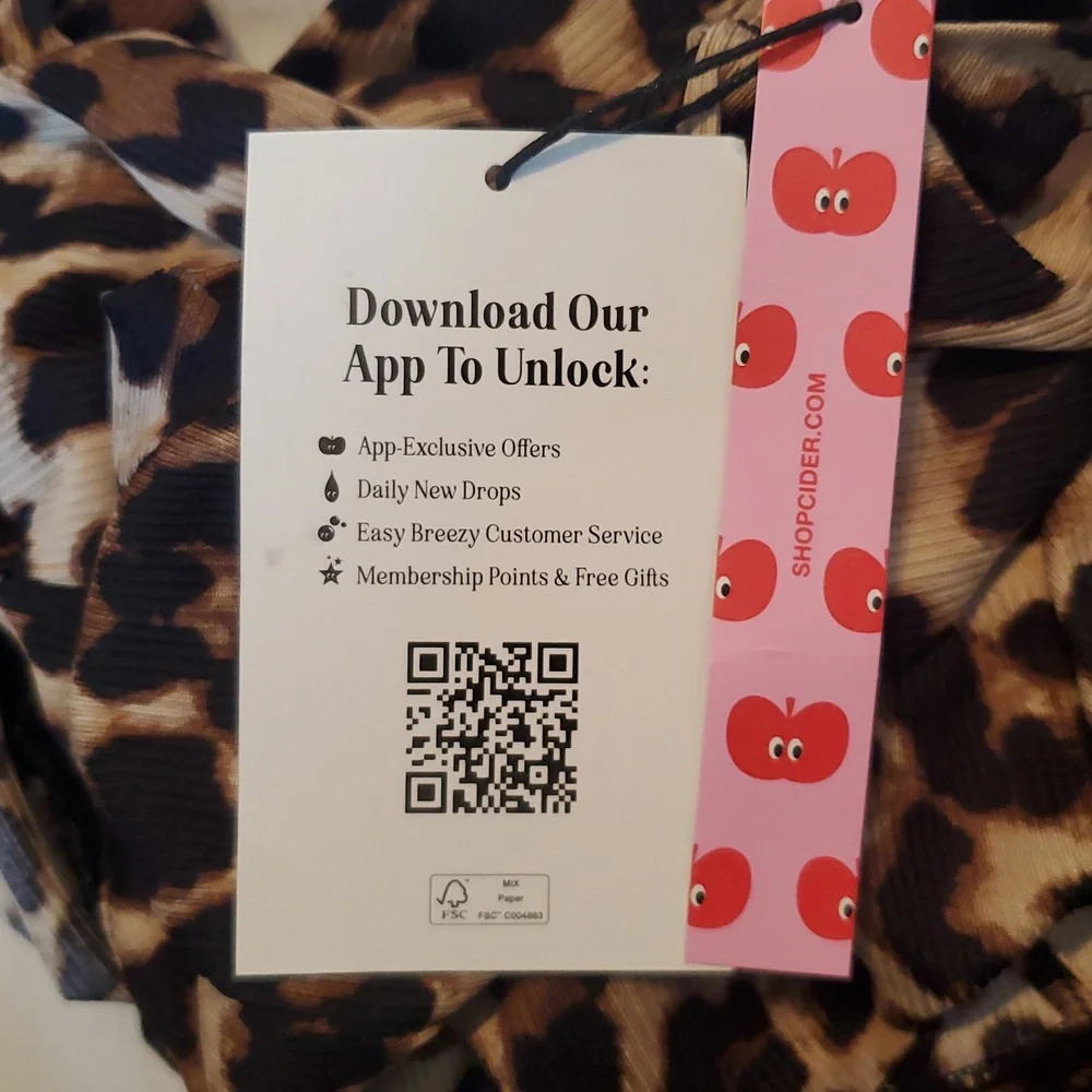 Cider Ruffled Leopard Top - Picture 6 of 7